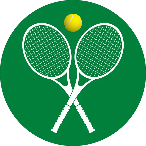 Tennisschläger — Stockvektor