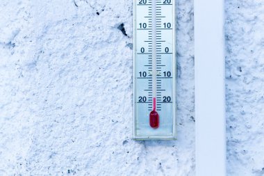 gösterilen 20 celcius termometresi
