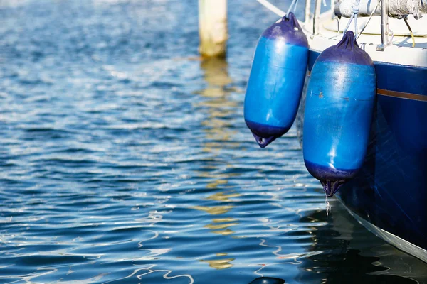 Two blue bumpers — Stock Photo, Image