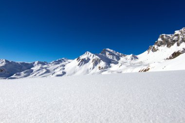 Snow landscape clipart