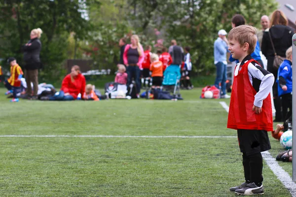 Young goalie — Stock Photo, Image