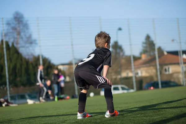 Jovem jogador de futebol — Fotografia de Stock