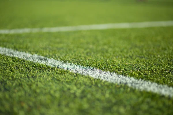 Close-up of soccer turf — Stock Photo, Image