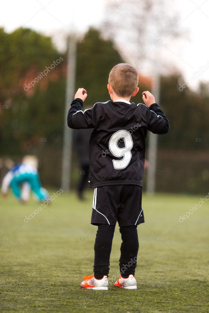 Young soccer player
