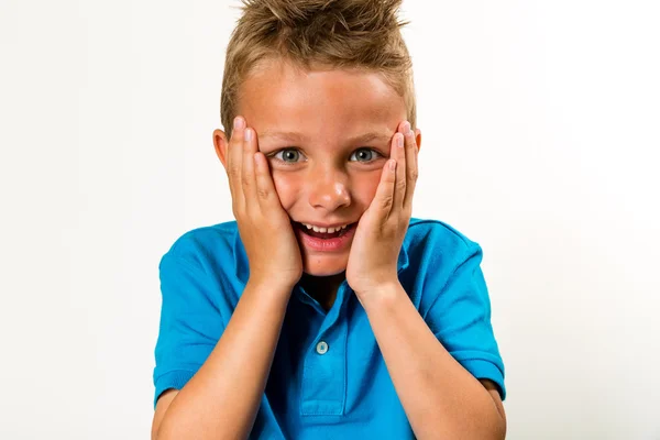 Junge überrascht — Stockfoto