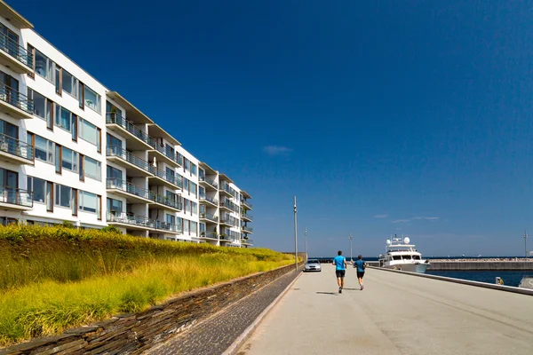 Modern appartementencomplex — Stockfoto