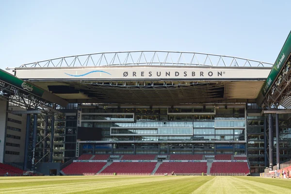Dansk fotboll stadion parken丹麦国家足球队体育场帕 — 图库照片