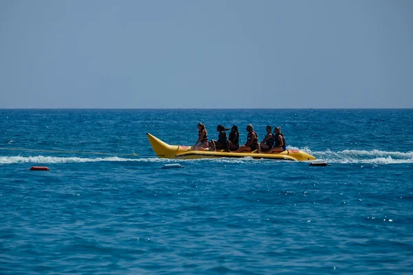 Bananbåt — Stockfoto