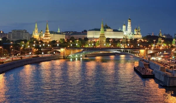 Moscow Kremlin in the evening — Stock Photo, Image