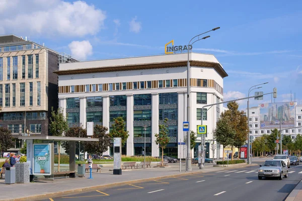 View Headquarters Investment Development Holding Ingrad Krasnoproletarskaya Street Moscow Russia — Stock Photo, Image