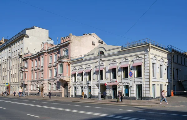Katlı Bir Yüzyıl Evi Eski Bir Manzarası Zhdanovsky Nin Karlı — Stok fotoğraf