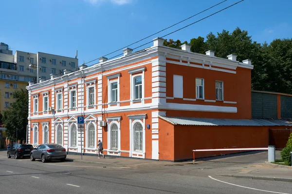 繊維メーカーPiの旧家 グチコフ 1873年に建てられ 建築家ヴィヴィアン モスクワ ロシア 2021 — ストック写真