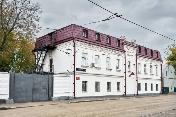 View Old Building 1880 Currently Housing One Moscow Police Departments — Stock Photo, Image
