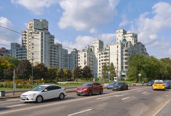Vista Complexo Residencial Moderno Engole Ninho Krasnoproletarskaya Street Moscou Rússia — Fotografia de Stock