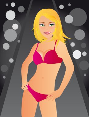 bikinili güzel kız