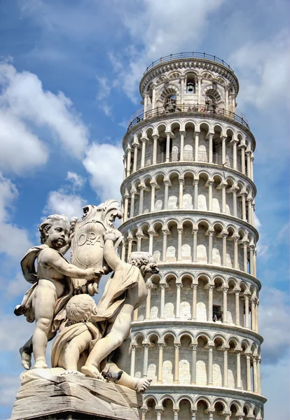 Scheve toren van Pisa, Italië — Stockfoto