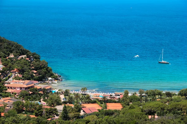 Playa de La Biodola, Procchio, Isla Elba. Italia — Foto de Stock