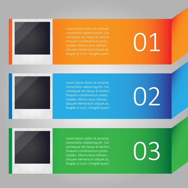 görüntüleri ile modern Infographic
