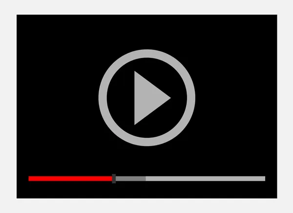 web, minimalist tasarımı için video oynatıcı
