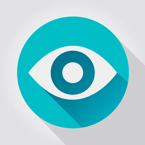 Eye icons set, flat design ⬇ Vector Image by © mixov Vector Stock