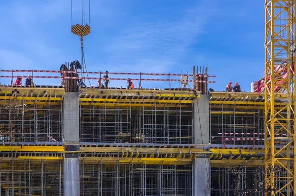 Construction of business center — Stock Photo, Image