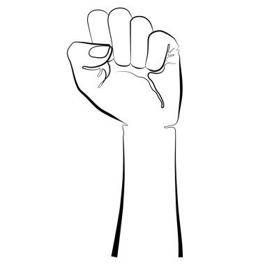 İllüstrasyonun ilk satırı. İnsan eli. Devamlı çizgi sanatı. Logo, kart, afiş, poster broşürü kavramı.