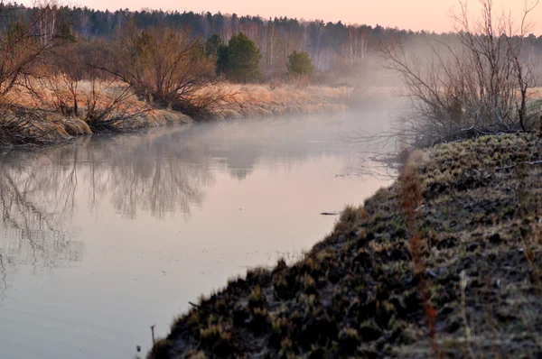 Nehrin üzerinde sis