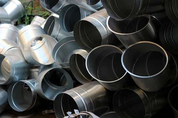 Steel pipeline — Stock Photo, Image
