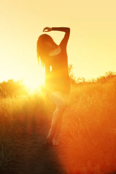 Mädchen sonnig — Stockfoto