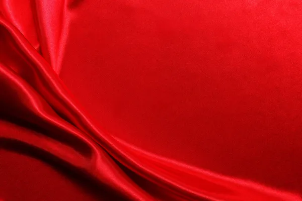 Red Silk Chic Folds Background — Stock Photo, Image