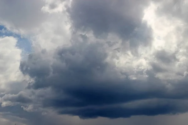 Lucht Donker Storm Wolken Achtergrond — Stockfoto