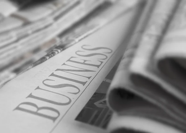 Business Newspaper — Stock Photo, Image