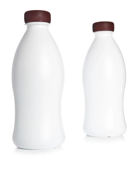 Plastic milk bottle — Stock Photo, Image