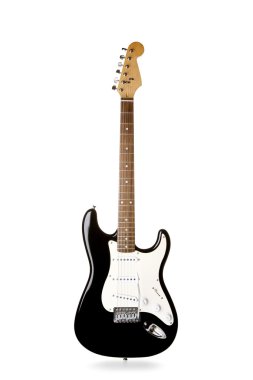 Siyah elektro gitar