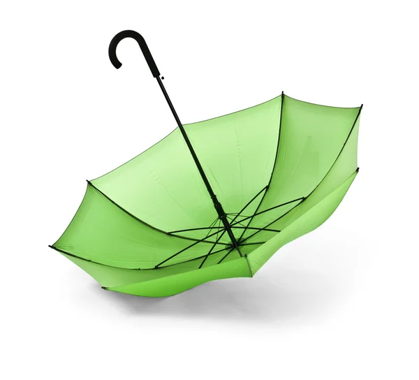 Green umbrella — Stock Photo, Image