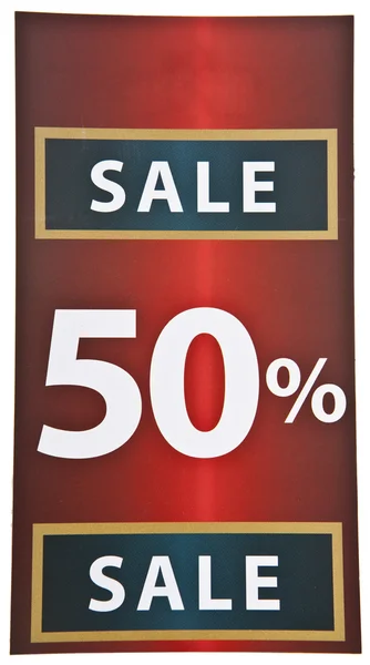 Red Sale Sign — Stock Photo, Image