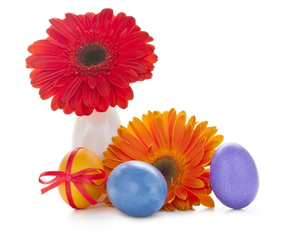 Coloridos huevos de Pascua — Foto de Stock