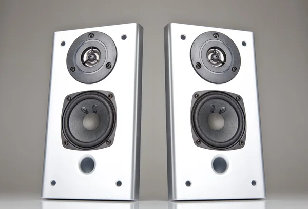 Deux haut-parleurs audio — Photo