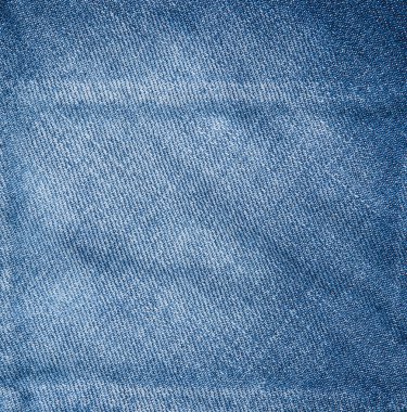Mavi kot tekstil dokusu. Yakın çekim.