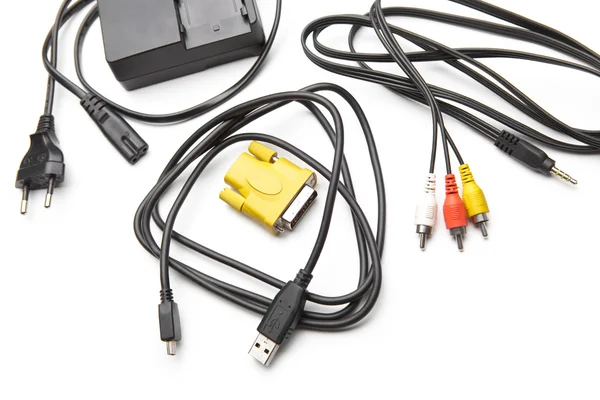 Set of different cables — Stock Photo, Image