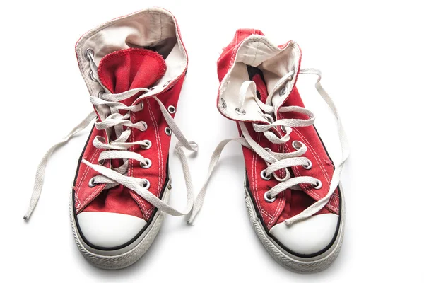 Zapatillas de deporte rojas —  Fotos de Stock