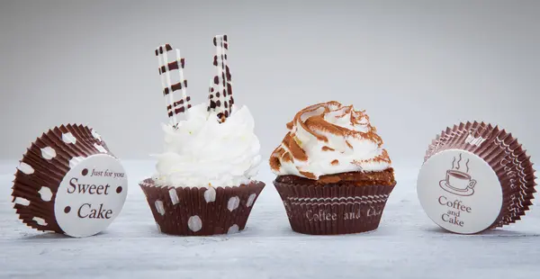 Schokoladen-Cupcakes — Stockfoto