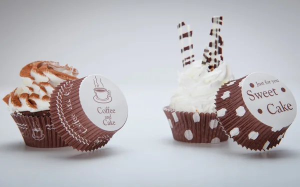 Cupcakes de chocolate — Fotografia de Stock