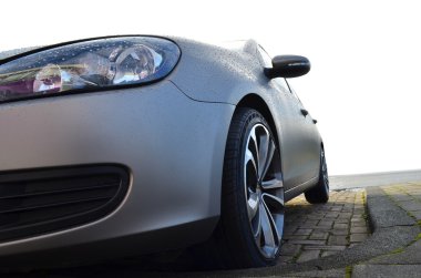 temiz araba yıkama ön yüzü