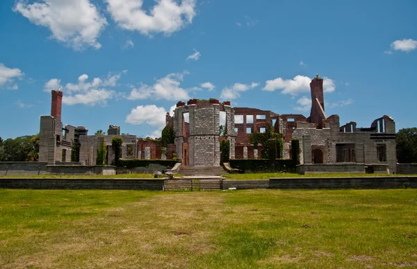 Dungeness Mansion Ruinas en Cumberland National Seashore —  Fotos de Stock