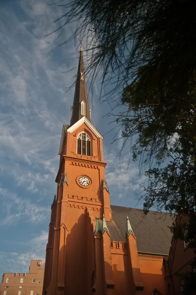 Igreja campanário — Fotografia de Stock