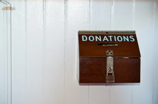 Donation Box — Stockfoto