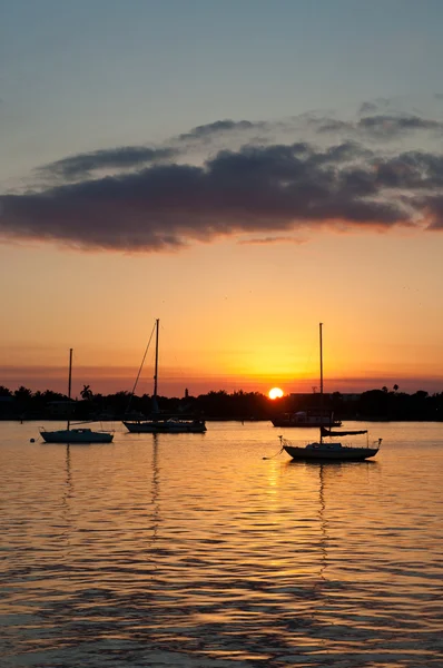 Anclaje del atardecer — Foto de Stock