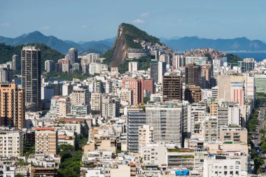 Rio de Janeiro, Brezilya 'daki Ipanema Bölgesi Binalarının Havadan Görünümü