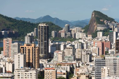Rio de Janeiro, Brezilya 'daki Ipanema Bölgesi Binalarının Havadan Görünümü
